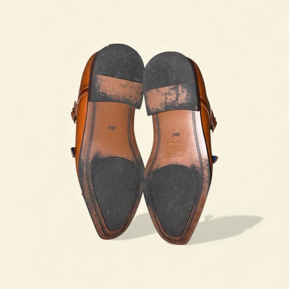 Elegant Brown Leather Double Monk Strap Oxfords​ - Picture 3 of 3